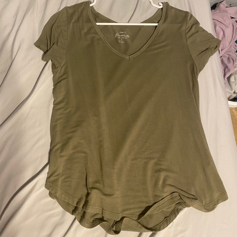 Green shirt